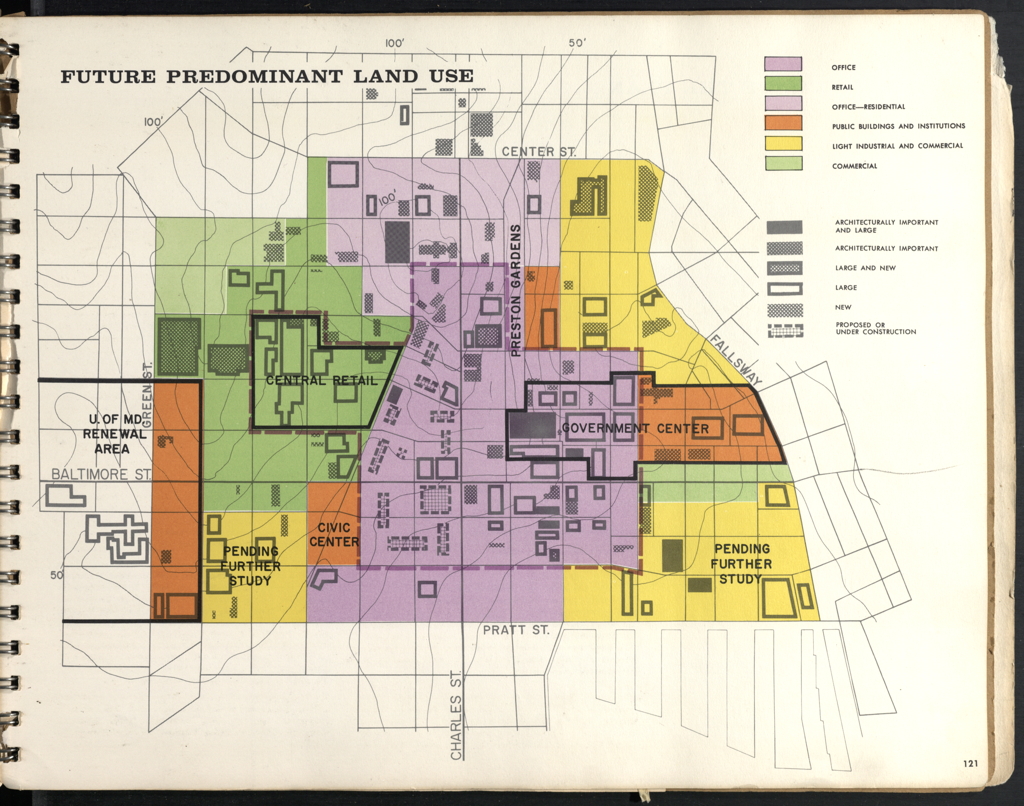 Central Business District Plan, Downtown Baltimore MIT Libraries