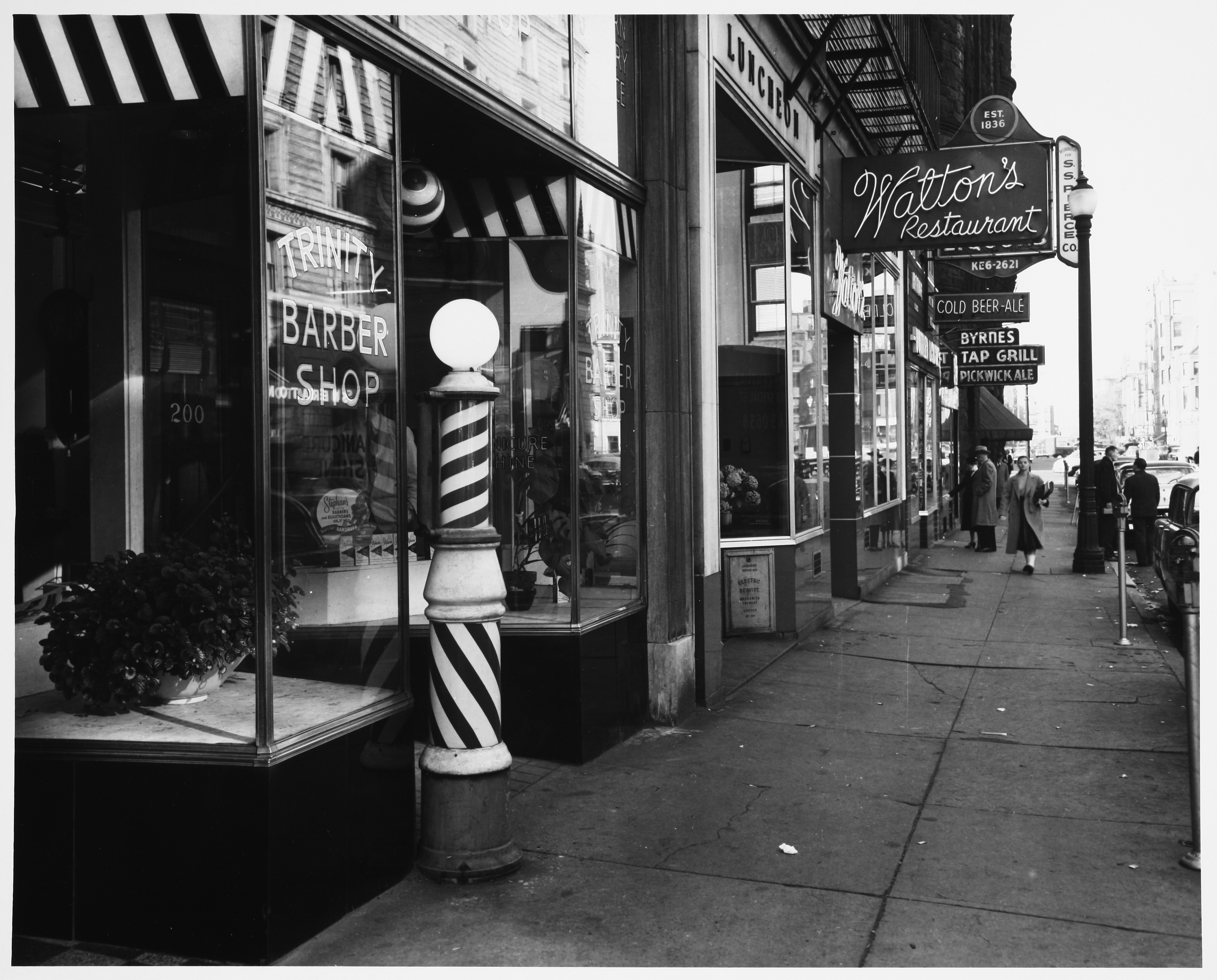 form will massachusetts of Shop, Daytime,  Symbols Storefront Trinity  next Pole Barber Barber