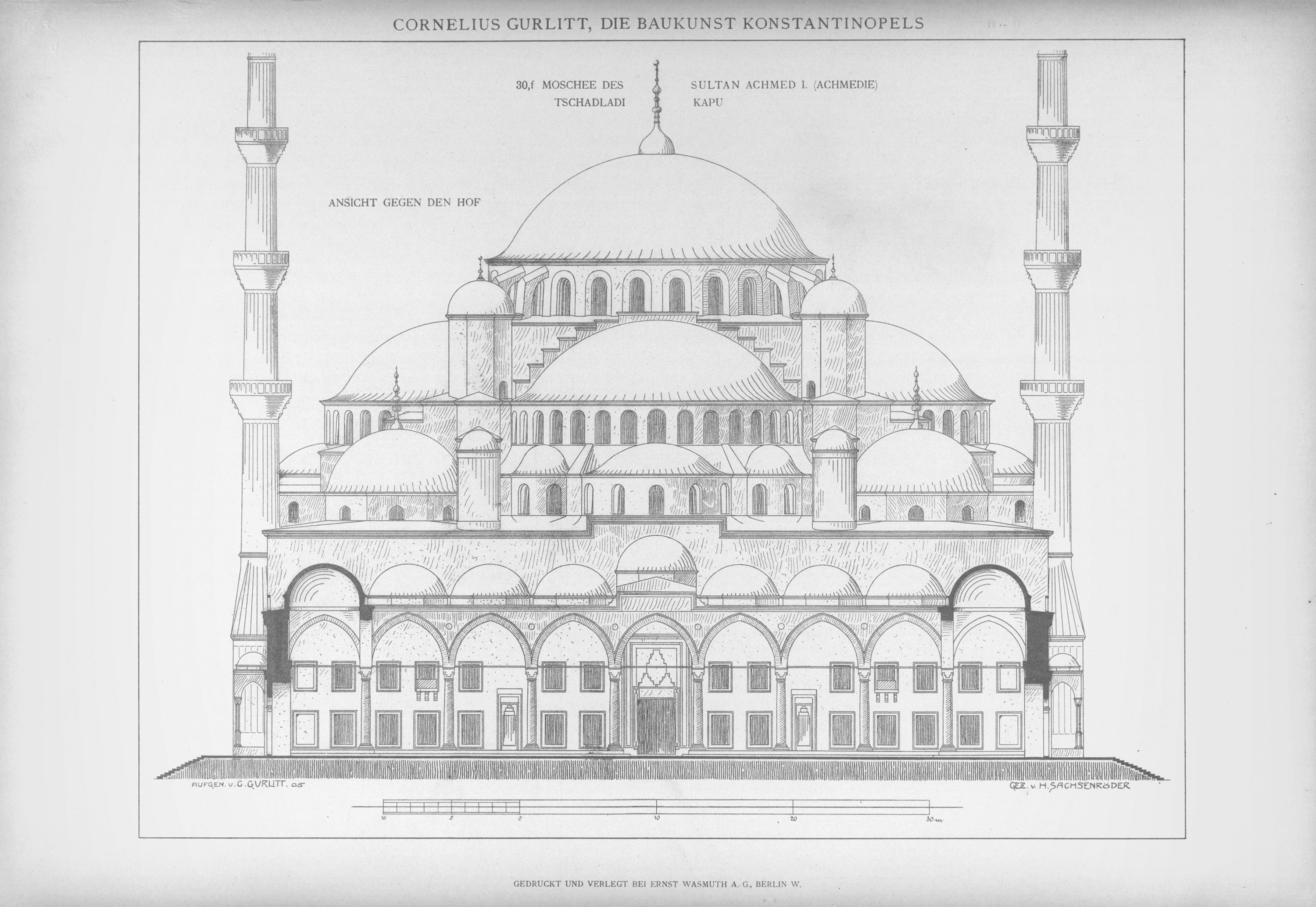 sultan ahmed mosque plan