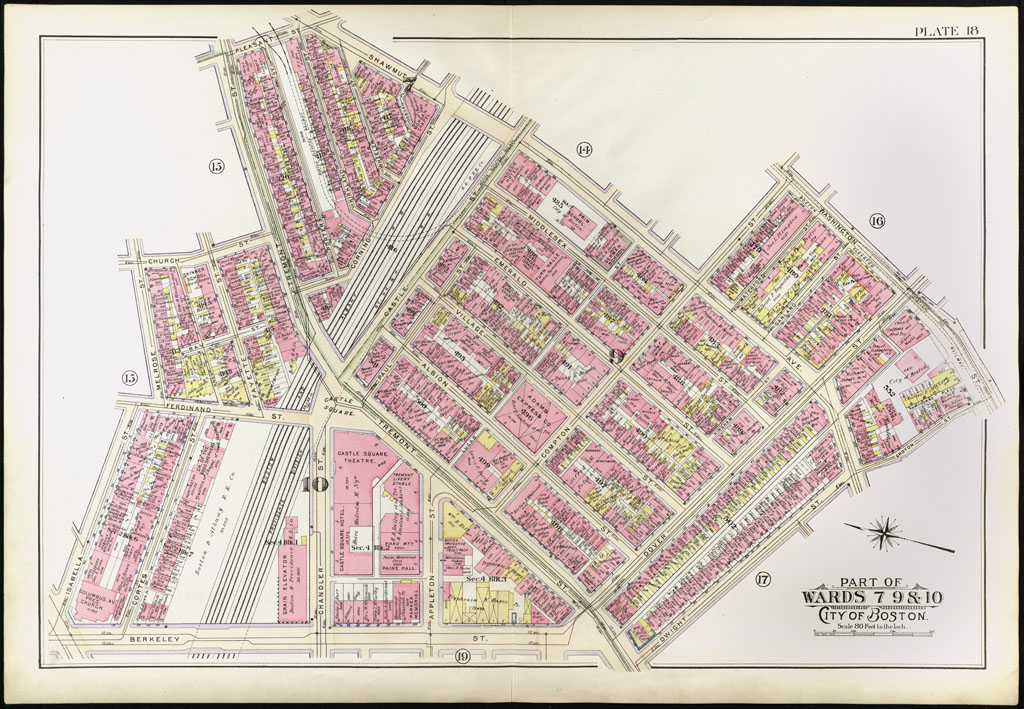 Atlas Of The City Of Boston, Boston Proper And Back Bay, From Actual ...